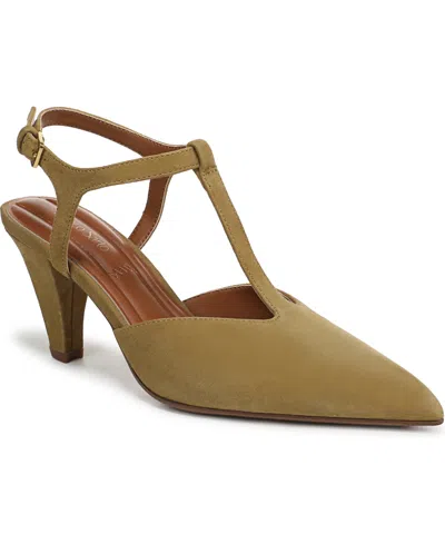 Franco Sarto Women's Ovett Pointed Toe Strappy Shoes In Brown