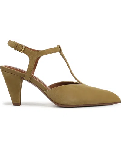 Franco Sarto Women's Ovett Pointed Toe Strappy Shoes In Brown