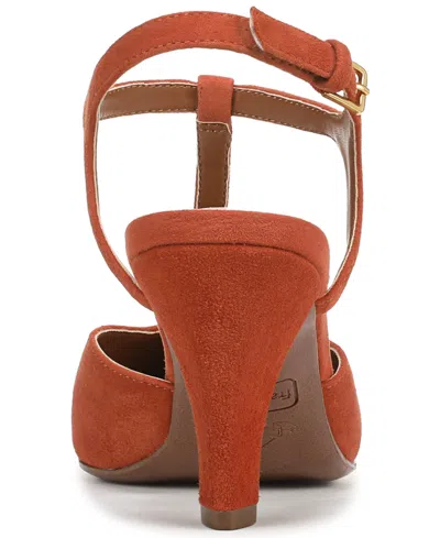 Franco Sarto Women's Ovett Pointed Toe Strappy Shoes In Brown