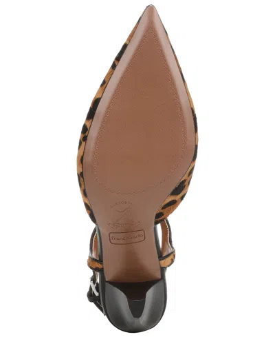 Franco Sarto Women's Ovett Pointed Toe Strappy Shoes In Brown