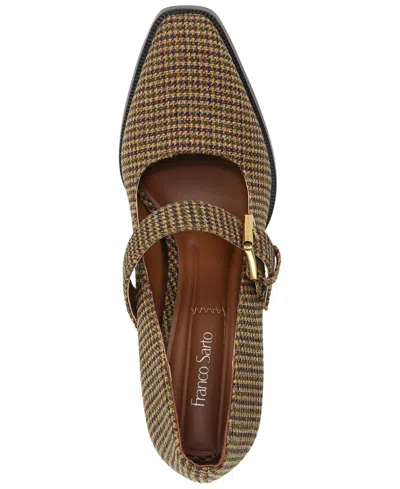 Franco Sarto Women's Shalina Square Toe Mary Jane Shoes In Brown