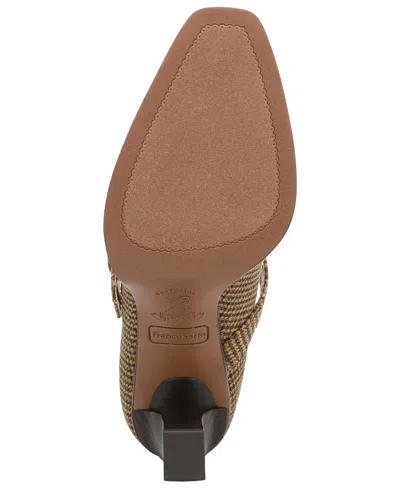 Franco Sarto Women's Shalina Square Toe Mary Jane Shoes In Brown