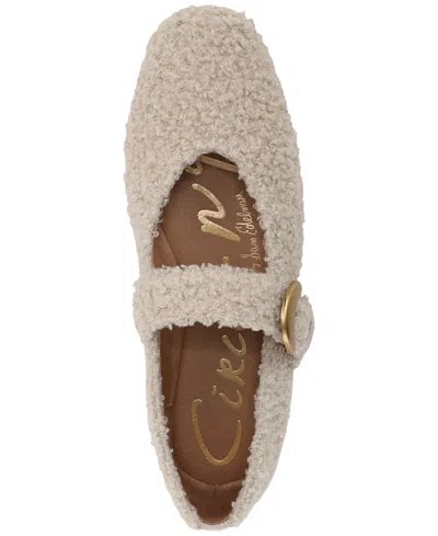 Circus Ny By Sam Edelman Women's Bella Plush Mary-jane Flats In Neutral