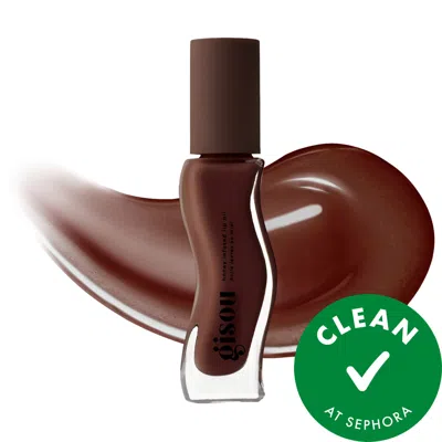 Gisou Honey Infused Lip Oil 8ml Milky Mocha In Burgundy