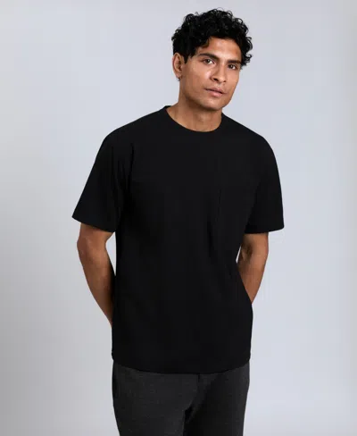 Kenneth Cole The Performance Crew Neck T-shirt In Black