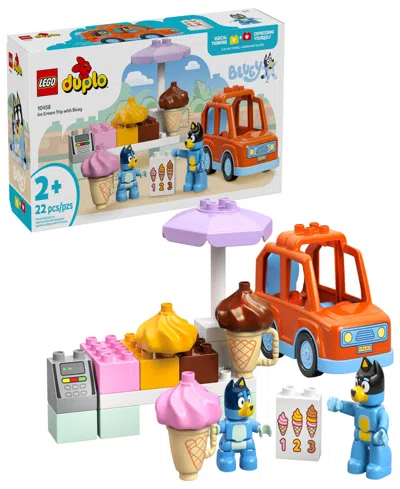 Lego Duplo Bluey Ice Cream Trip With Bluey 10458, 22 Pieces In Multi
