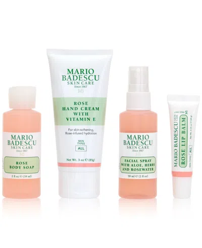 Mario Badescu 4-pc. Rosy & Cozy Set, Created For Macy's In Transparent