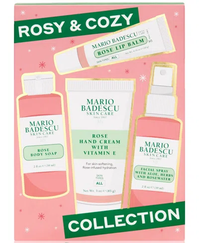 Mario Badescu 4-pc. Rosy & Cozy Set, Created For Macy's In Transparent