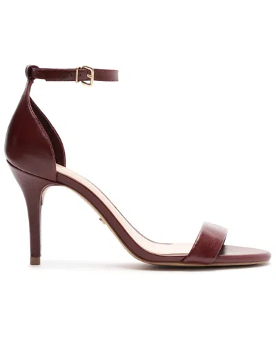 Arezzo Women's Isabelli High Heel Buckle Stiletto Sandals In Burgundy