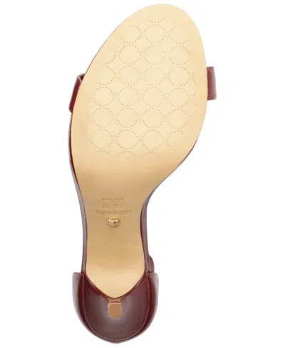 Arezzo Women's Isabelli High Heel Buckle Stiletto Sandals In Burgundy