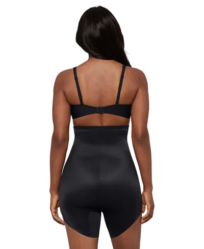 Miraclesuit Showstopper Slanted Hem Shaping High Waisted Short 2448 In Black