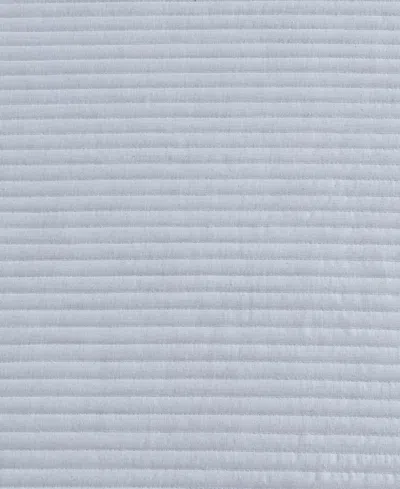 Calvin Klein Closeout!  Mini Channel Stitch Solid 3-pc. Quilt Set, Queen In Blue