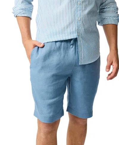 Rodd & Gunn Linen 9" Resort Short In Blue