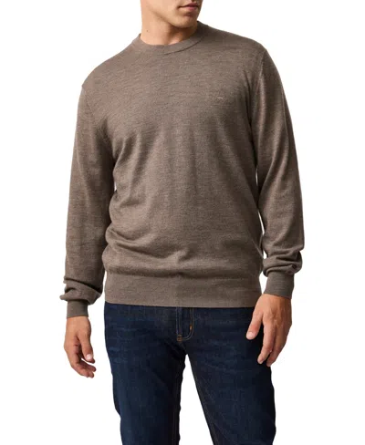 Rodd & Gunn York Bay Merino Wool Sweater In Brown