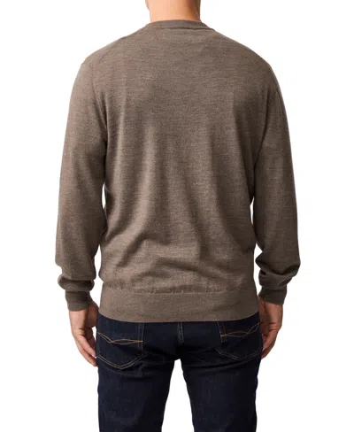 Rodd & Gunn York Bay Merino Wool Sweater In Brown