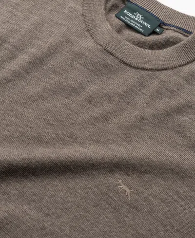 Rodd & Gunn York Bay Merino Wool Sweater In Brown