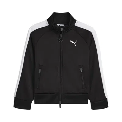 Puma T7 Little Kids' Heavyweight Track Jacket In Black