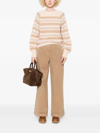 Twinset Sweater In Brown