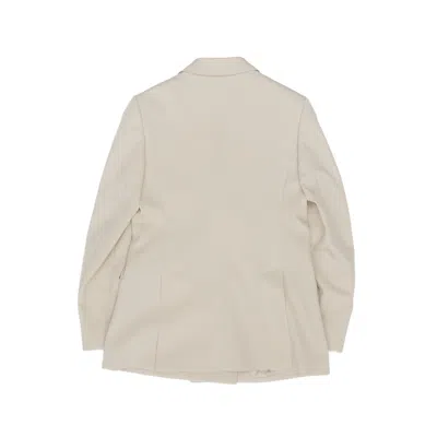 Max Mara Long-sleeved Suit Jacket In Neutral