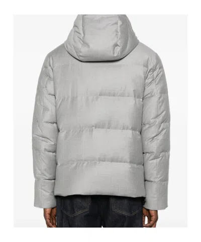 Montecore Hooded Padded Jacket In Gray