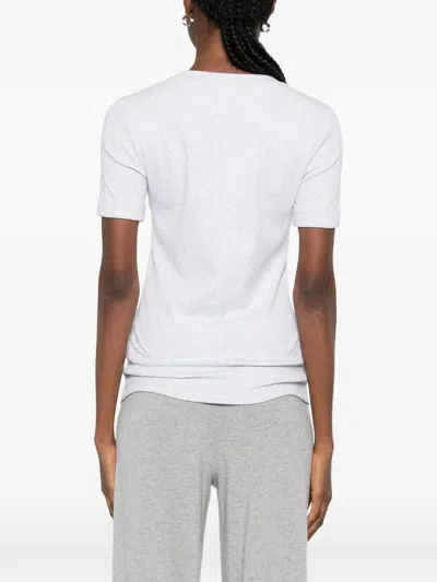 Peserico Fitted Short Sleeve Cotton T-shirt In White