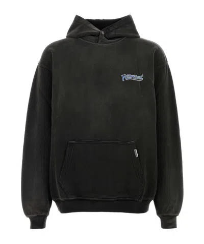 Represent Felpa In Cotone Nero  Uomo In Black