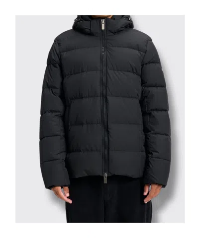 Pyrenex Long-sleeved Cotton Jacket In Black