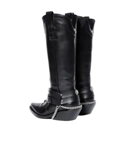 Ann Demeulemeester Finnbo Santiago Boots With Belts In Black