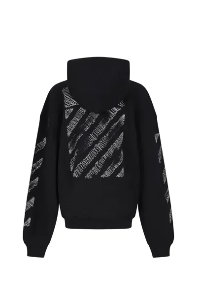 Off-white Sweatshirt In Black Cotton In Black