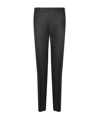 Incotex Wool Trousers In Black