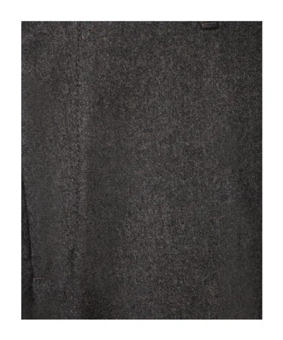 Incotex Wool Trousers In Black