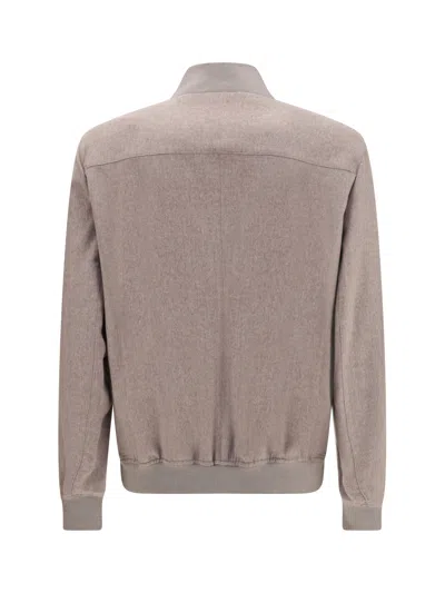 Brunello Cucinelli Cashmere Jacket In Brown