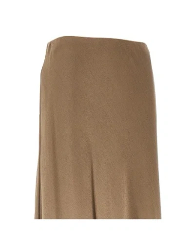 Alberta Ferretti Alberta Ferreti Maxi Skirt In Brown