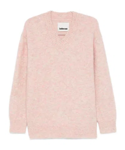 Bellerose Long-sleeved Sweater In Pink