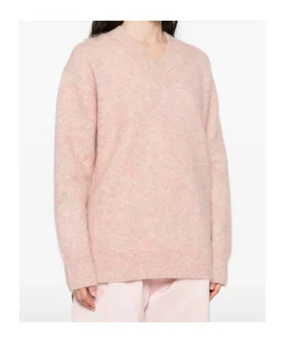 Bellerose Long-sleeved Sweater In Pink