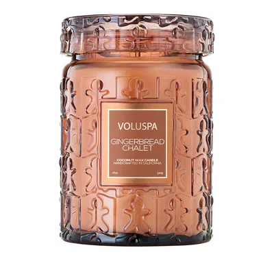 Voluspa Gingerbread Chalet Large Jar Candle 18 Oz. In Multi