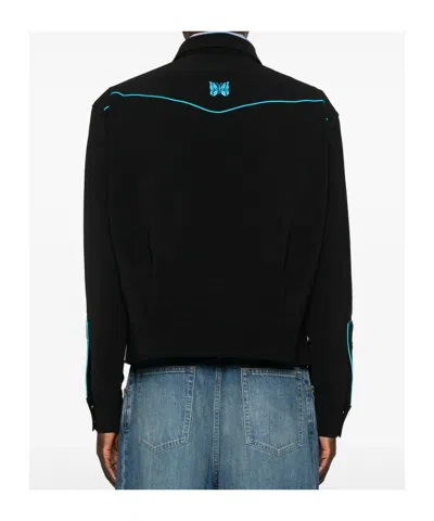 Needles Orvershirt Jacket Western Details In Black