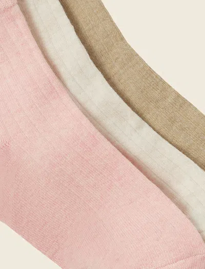 Papinelle Crew Sock - 3 Pack Multi In Multi