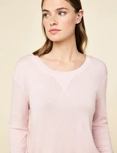 Papinelle Pia Long Sleeve Top & Jogger Set In Pink