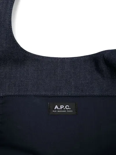 Apc Shoulder Bag A. P.c. Woman Color Indigo In Blue