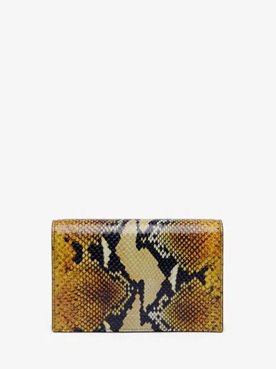 Alexander Mcqueen Mcqueen Small Skull Python Print Leather Shoulder Bag