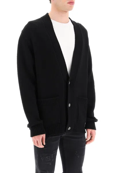 Balmain Noir Wool Sweater In Black