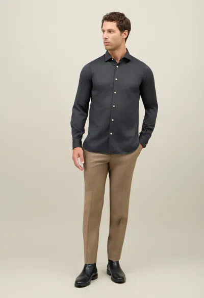 Boglioli Blended Tencel Shirt In Gray
