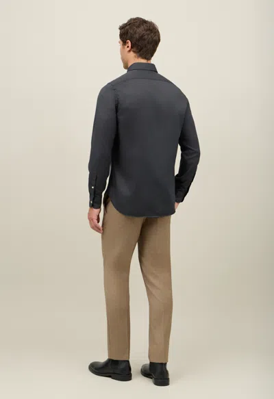 Boglioli Blended Tencel Shirt In Gray