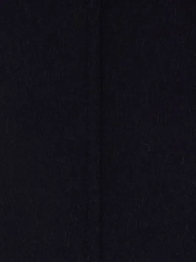 Brunello Cucinelli Double-breasted Wool Coat With Peak Lapels In Blue