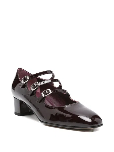 Carel Paris Kina Leather Pumps In Brown