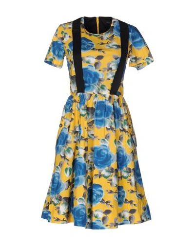 Shop Marc By Marc Jacobs Short Dress In Yellow