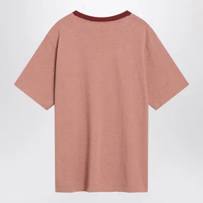 Chloé Pink Cotton T-shirt With Logo In Pink