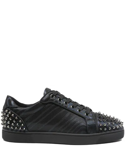Christian Louboutin Seavaste 2 Orlato Flat Jacquard Sneaker In Black