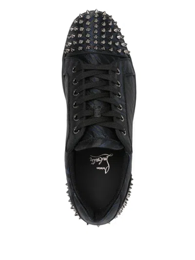 Christian Louboutin Seavaste 2 Orlato Flat Jacquard Sneaker In Black